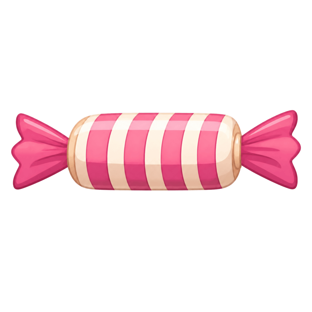 Pink candy