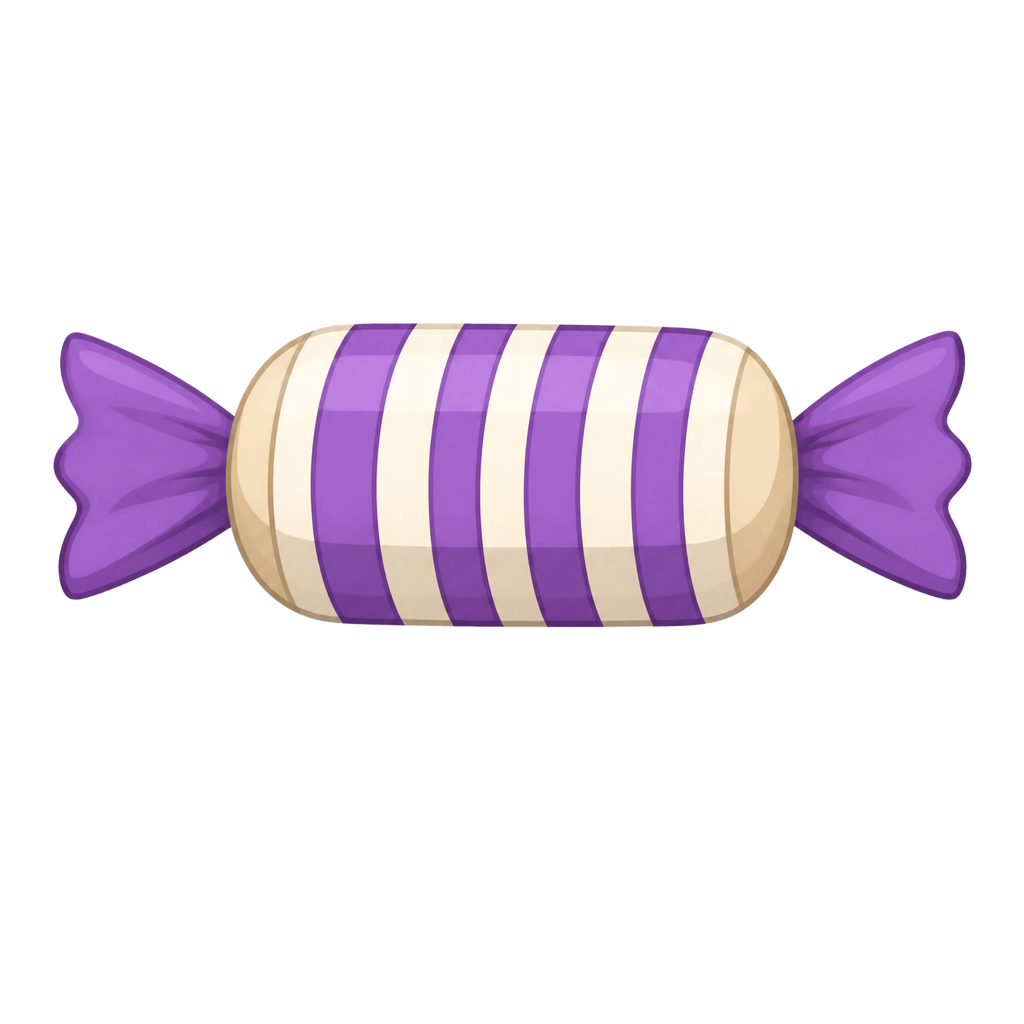 Purple candy